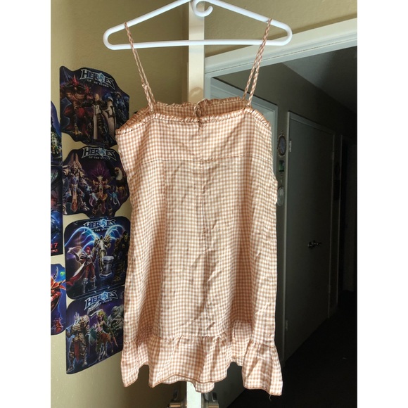 Pacsun L.A. Hearts Gingham Mini Dress Size M - Picture 2 of 4